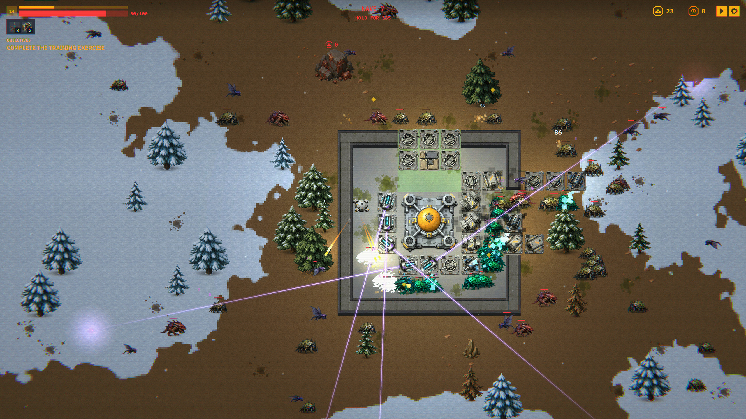 Drop Order battlefield under attack by an alien horde